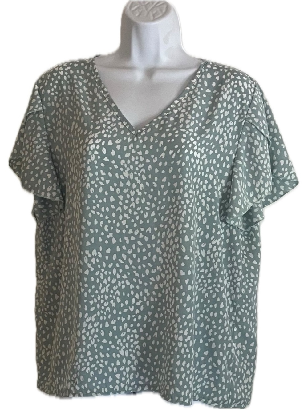 SHEIN Blouse with Flutter Sleeves